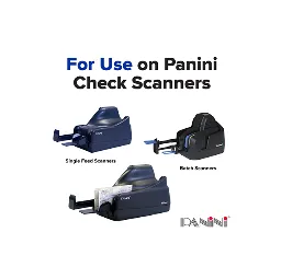 Cartes de nettoyage pour scanner de chèques Panini avec WonderSolvent® et Waffletechnology®