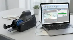 Pack Scanner de chèques PANINI VISION VX50 & Logiciel de traitement de chèques Check Manager PANINI VISION X